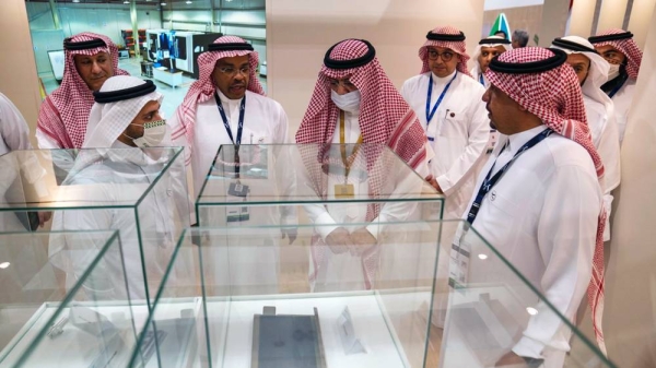 GACA President Abdulaziz Bin Abdullah Al-Duailej visited the pavilions of government agencies and private sector companies participating in the World Defense Show.