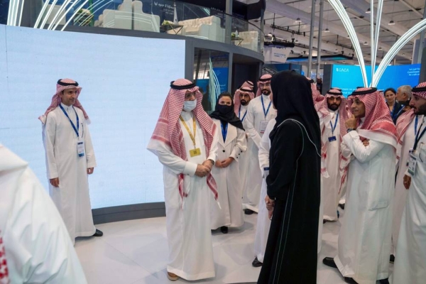 GACA President Abdulaziz Bin Abdullah Al-Duailej visited the pavilions of government agencies and private sector companies participating in the World Defense Show.