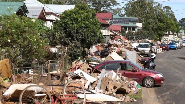 Clearing debris from Lismore will take weeks.