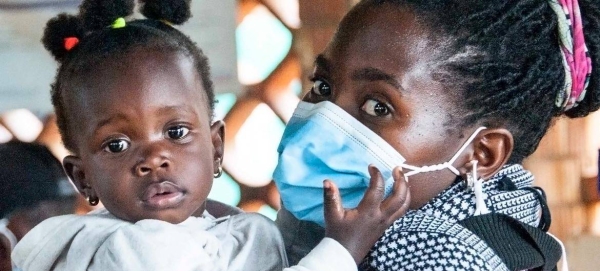 COVID-19 vaccinations are being administered at a hospital in Masaka, Uganda.