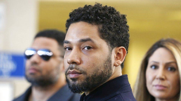 Jussie Smollett, seen here in March 2019, is known for his role in the TV series Empire.

