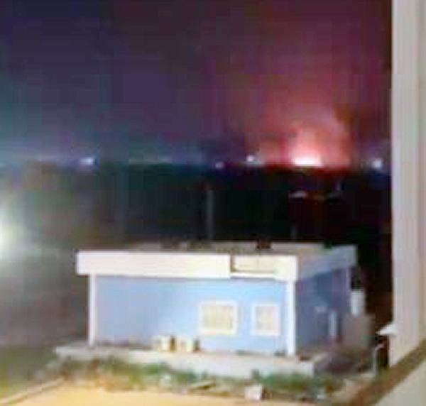 A video clip on social media appears to show rockets hitting Irbil, which was also tweeted by Kurdistan 24 television station.