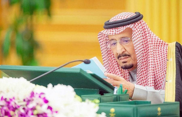 Custodian of the Two Holy Mosques King Salman chaired the Cabinet session at Al-Yamamah Palace in Riyadh Tuesday.