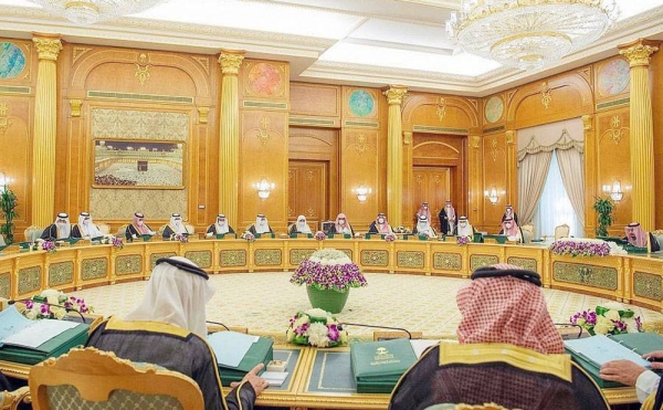 Custodian of the Two Holy Mosques King Salman chaired the Cabinet session at Al-Yamamah Palace in Riyadh Tuesday.