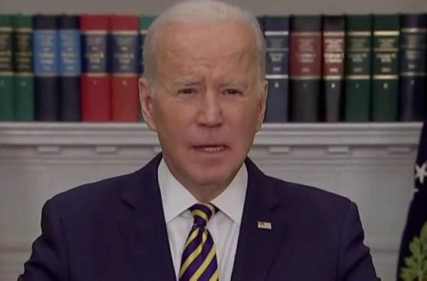 US President Joe Biden bans all Russian oil and gas imports.