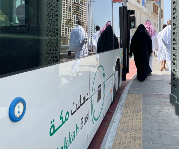 Free trial run of second phase of Makkah Bus Project begins