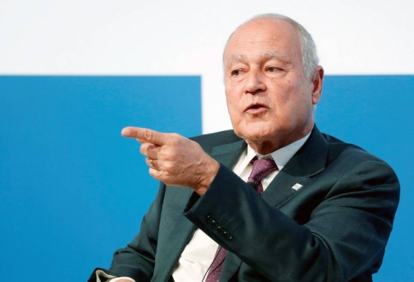 Arab League Secretary General Ahmed Aboul Gheit.