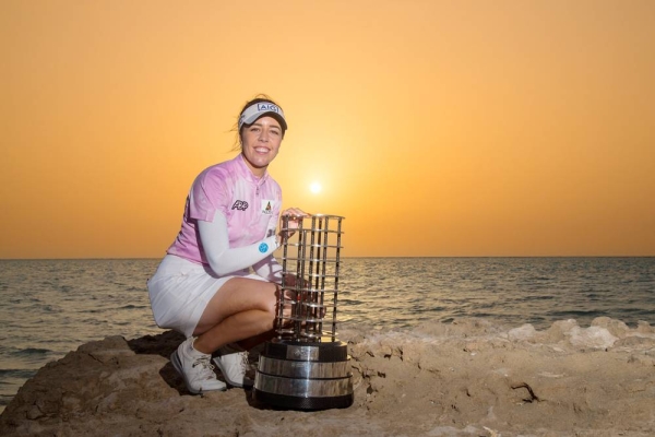 Georgia Hall won the Aramco Saudi Ladies International by five shots