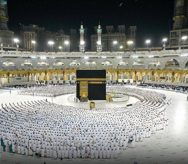 Special gates were assigned for entry and exit as part of crowd management at the Grand Mosque.
