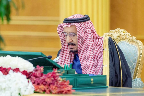 Custodian of the Two Holy Mosques King Salman chaired the Cabinet sessions at Al-Yamamah Palace Tuesday.