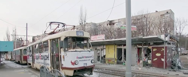 A desolate Kharkiv city continues to be shelled by Russia.