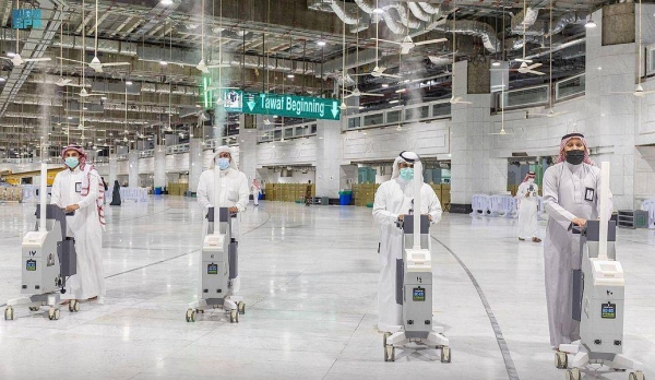 The Holy Mosques Presidency has worked on creating a safe and healthy environment for the Grand Mosque's visitors.