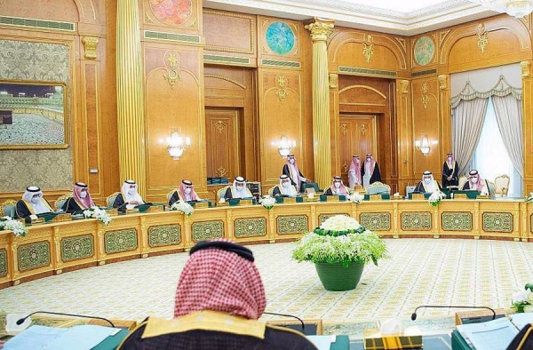 The Custodian of the Two Holy Mosques King Salman chaired the Cabinet session at Al-Yamamah Palace in Riyadh on Tuesday.