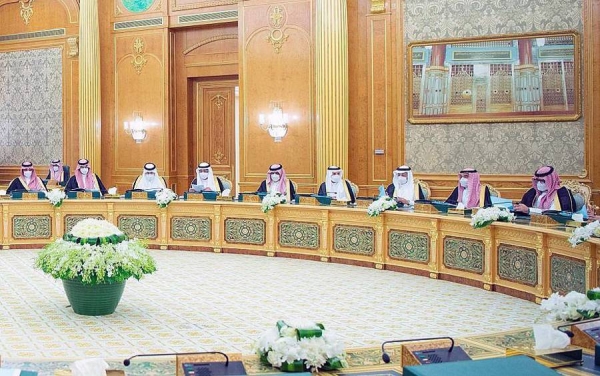 The Custodian of the Two Holy Mosques King Salman chaired the Cabinet session at Al-Yamamah Palace in Riyadh on Tuesday.