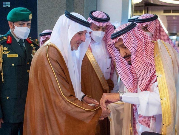 The Custodian of the Two Holy Mosques King Salman arrived on Thursday's evening in Jeddah coming from Riyadh.