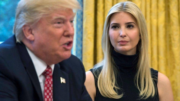Ivanka and Donald Trump.