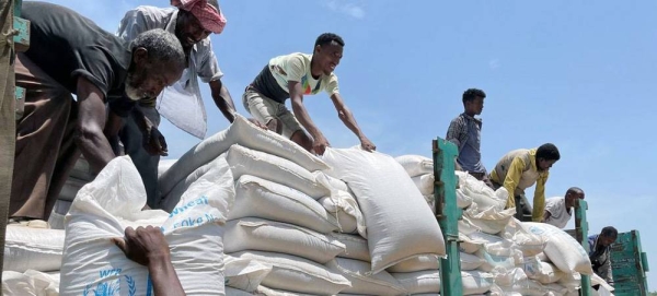 World Food Program (WFP) convoys loaded with relief and nutritious foods stand by to deliver to communities in Ethiopia’s Tigray and Afar. — courtesy WFP Ethiopia