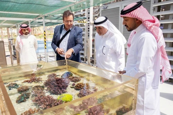 KAUST announced on Sunday that it has received a research donation from Amazon.sa to support a research project on coral reef conservation in Saudi Arabia.