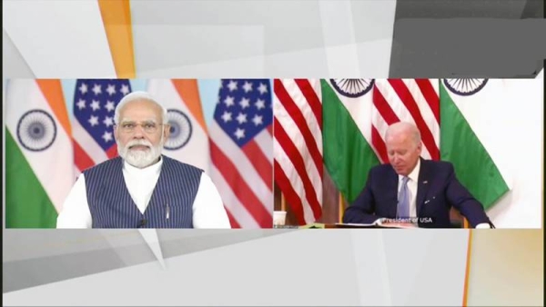 United States President Joe Biden said on Monday that the US and India will “continue our close consultation” during a virtual meeting with Indian Prime Minister Narendra Modi.