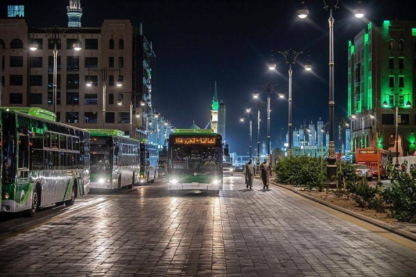 More than 95,000 people have benefited from the transportation services in Madinah during the first ten days of Ramadan, the Madinah Regional Development Authority announced.