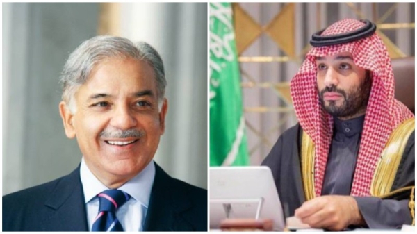 Crown prince congratulates Pakistan PM Shehbaz on assuming office