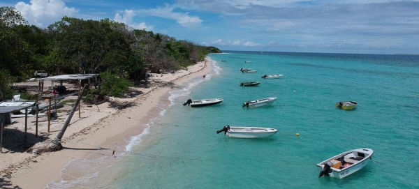 Storm surge on Masig Island in the Torres Straits. — courtesy 350 Australia