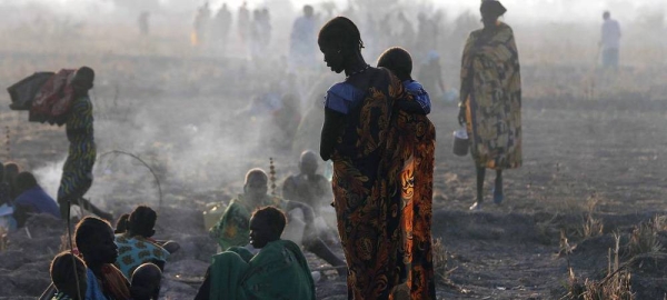 Families wait in the early hours of the morning to be registered prior to a food distribution carried out by the United Nations World Food Program (WFP) and partner agencies, in Thonyor, Leer county, South Sudan (file photo). — courtesy UNICEF /Modola