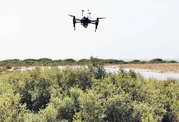 The KAUST Hydrology, Agriculture and Land Observation Lab (HALO) is a techie’s paradise, with shelf and floor space brimming with remote sensing instruments and calibration tools of every size, shape and color used for gathering and validating data in the field, in this case, three mangrove study sites in the KAUST Nature Conservation Area.