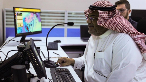 MEWA' minister inaugurates cloud seeding operations program in Saudi airspace