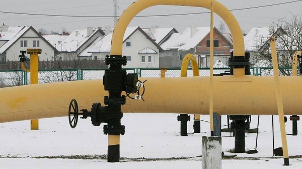 Natural gas pumping station for gas imported from Russia, in Rebelszczyzna, near Warsaw. (file photo)