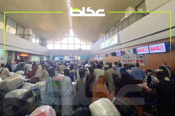 The King Abdulaziz International Airport on Tuesday witnessed chaotic scenes with large numbers of departing passengers coming well before their flights scheduled time causing overcapacity.