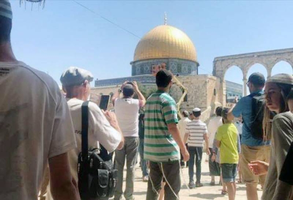 File photo of the Al Aqsa Mosque. Scores of Jewish extremist settlers, on Thursday, stormed Al Aqsa Mosque compound in occupied Jerusalem.
