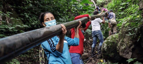 Members of the Tierra Grata in northern Colombia continue to build their community. — courtesy Marcos Guevara