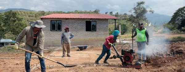 Members of the Tierra Grata in northern Colombia continue to build their community. — courtesy Marcos Guevara