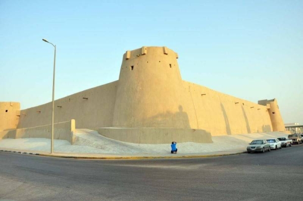 The historic Sahoud Palace in the city of Mubarraz in Al-Ahsa governorate in the Eastern Province.