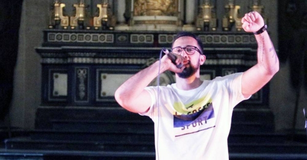 A Belgian appeals court has upheld a decision not to extradite the controversial Spanish rapper Valtònyc, seen in this photo.