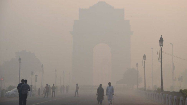 In Delhi, air pollution is especially bad in winters due to stubble burning.
