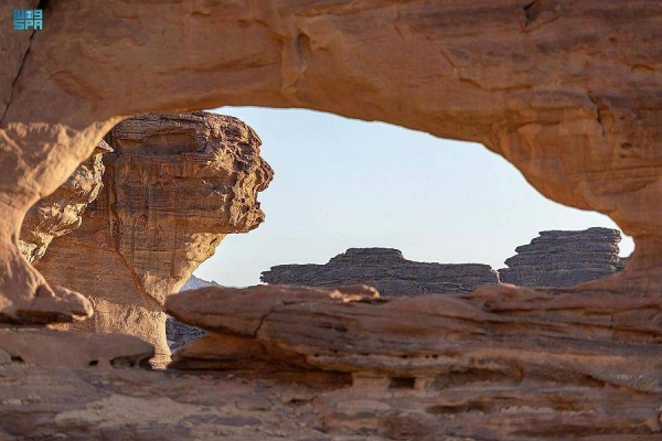 Hisma Desert, 500 million years old, is an open museum of rock formations, rare gharameel