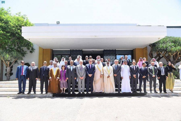 The participants of the 27th Ordinary General Assembly of the Arab Civil Aviation Organization (ACAO) in the Moroccan capital, Rabat.