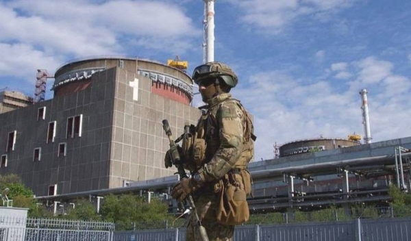 The nuclear plant near Zaporizhzhia.