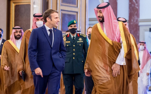 Macron visited Saudi Arabia recently and met with the Crown Prince in Jeddah.  