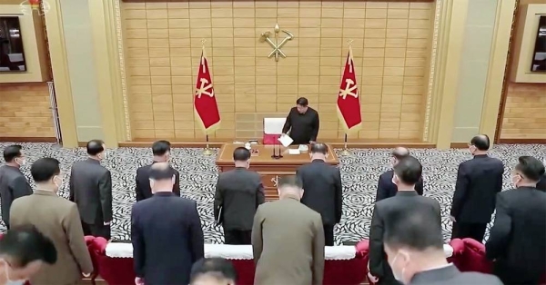 During a ruling party Politburo meeting on Saturday, Kim Jong Un instructied officials to actively modify the country’s preventive measures based on the changing virus situation.