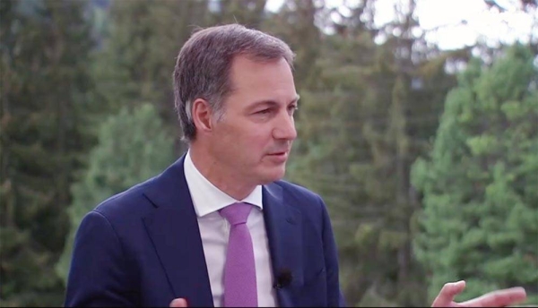 Belgian Prime Minister Alexander De Croo said the EU's foreign policy should have the backing of the middle class.