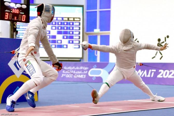 In Tuesday's event, the Saudi fencing team got one gold and one bronze.