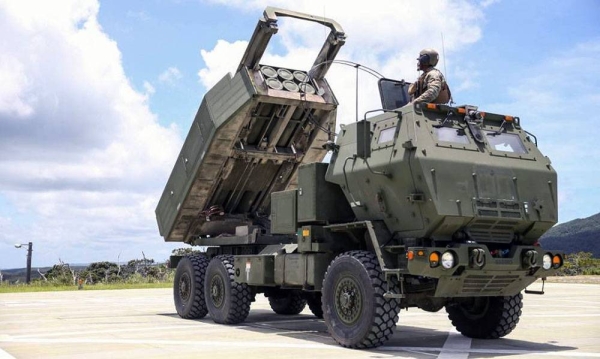 The HIMARS during combat training