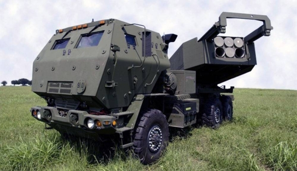 The HIMARS during combat training