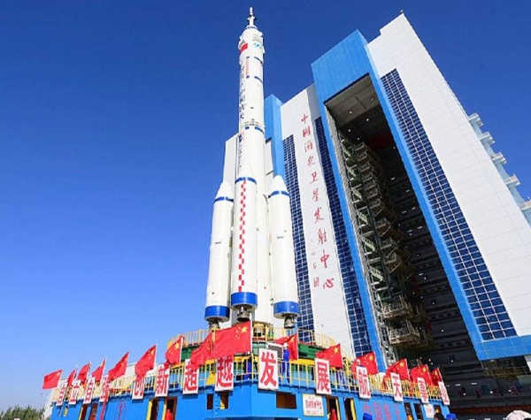 China will launch a spacecraft on Sunday carrying three astronauts to the core module of the unfinished Chinese space station, where they will work and live for six months as construction enters advanced stages.