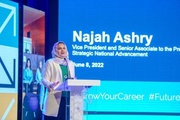 Dr. Najah Ashry, vice president of Strategic National Advancement and Associate to the President at KAUST, announced the launch of the KAUST Future Talent Consortium to facilitate a concerted effort among Saudi’s leading employers to strengthen and accelerate the growth of the Kingdom’s workforce.
