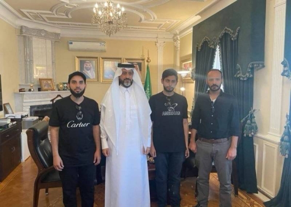 Saudi Ambassador to Azerbaijan received the young Saudis.