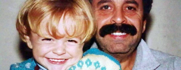 A childhood photo of Marsel and his father. — courtesy Marsel Zaki Abdo
